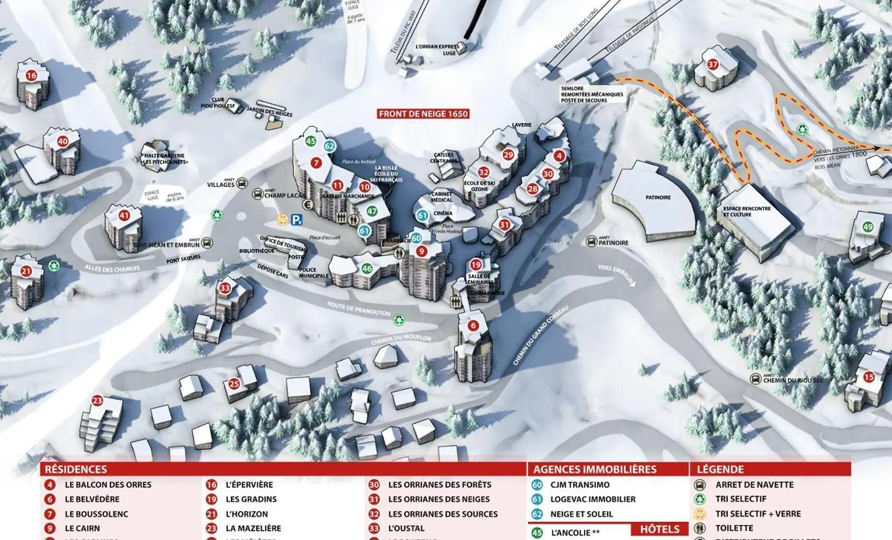 Residence Le Cairn - Studio 4 Personnes En Coeur De Station Mae-4914 Лез-Ор Франция